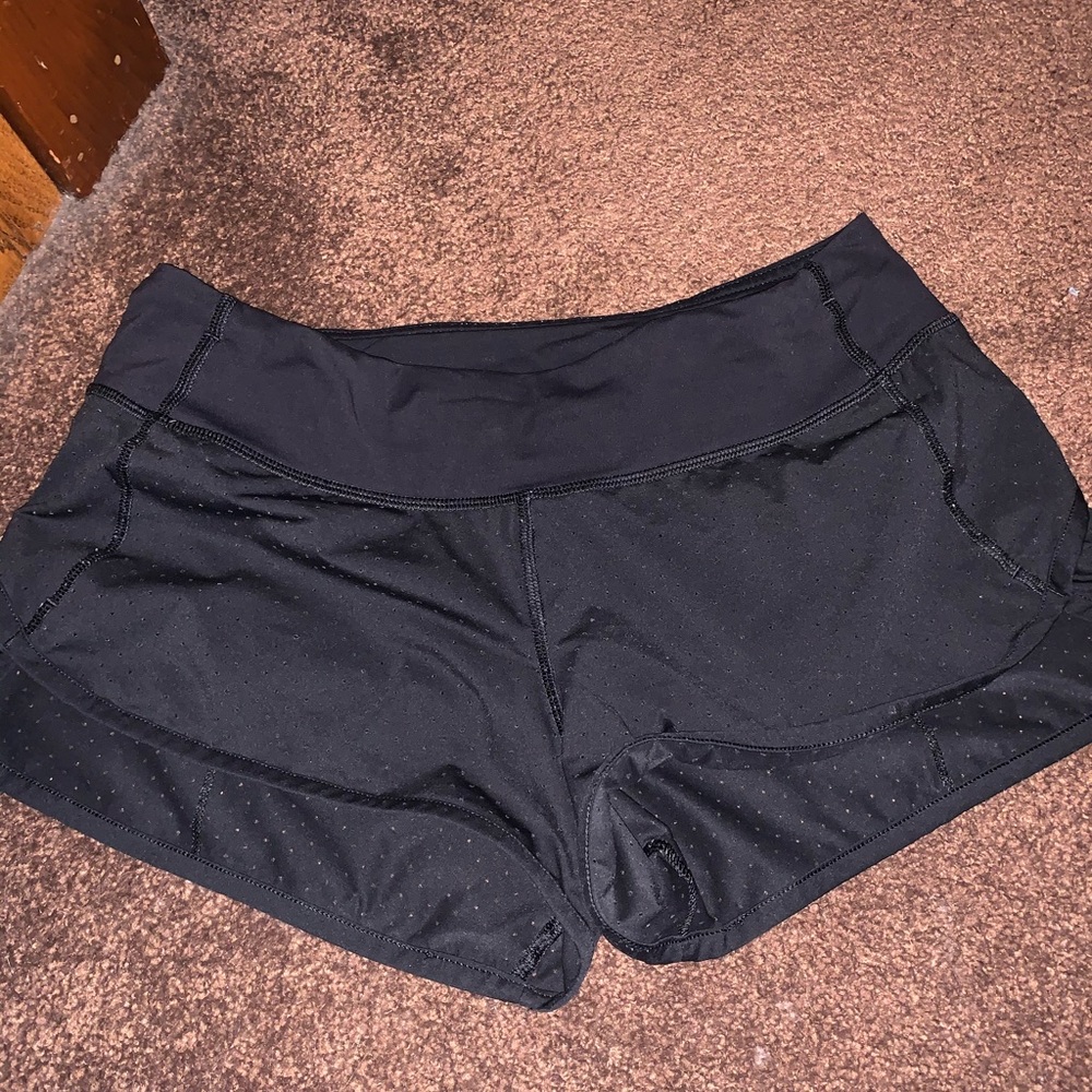 Black Lululemon Shorts Size 4 WORN ONCE